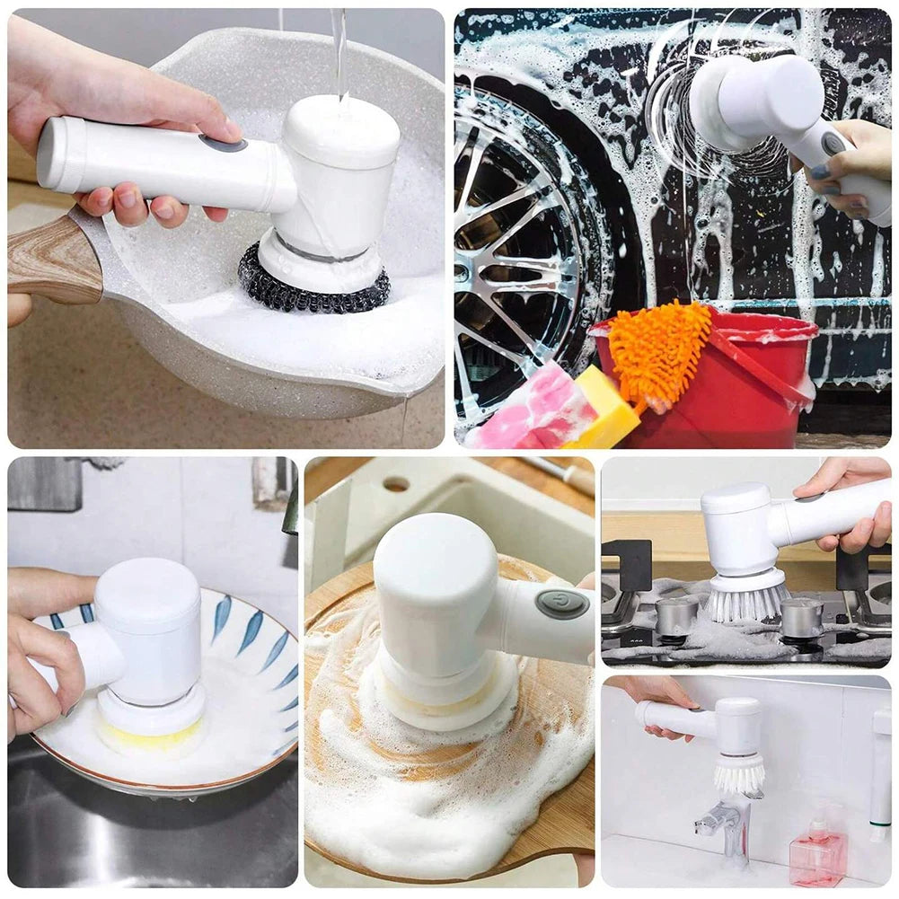 Electric Cleaning Brush-Handheld Scrubber for Cleaning dishes/dirty surfaces