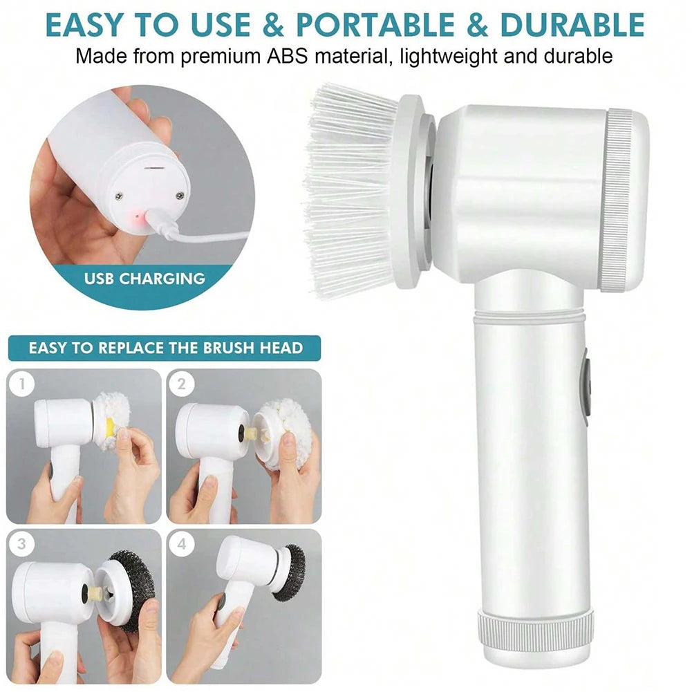 Electric Cleaning Brush-Handheld Scrubber for Cleaning dishes/dirty surfaces