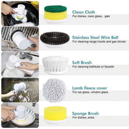 Electric Cleaning Brush-Handheld Scrubber for Cleaning dishes/dirty surfaces